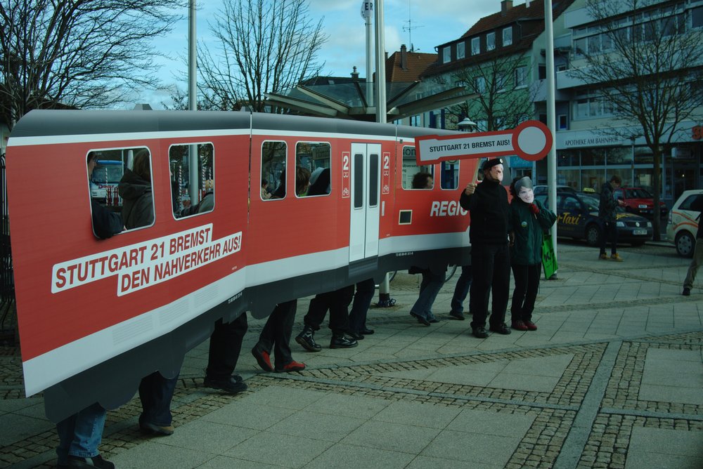 Foto: Stuttgart 21 bremst aus