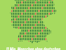 11 Mio. Menschen ohne deutschen Pass, ohne politische Teilhabe. Passt uns nicht! gruene.de/teilhabe